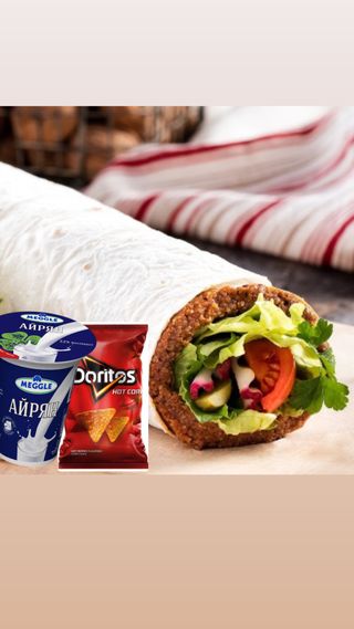 Дюрюм (300г) + Доритос  + Айрян Meggle (300 г)