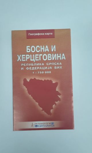 Geografska KARTA BiH 359