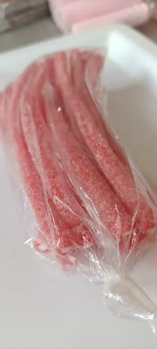 Bolsa Regalices De Fresa Y Nata Picapica (aprox. 100gr)