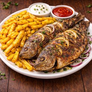 Yam Chips (With Tilapia)