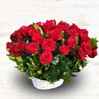 Kosz z róż - wybierz ilość