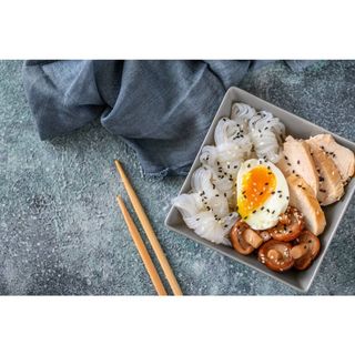 Shiitake konnyaku platter