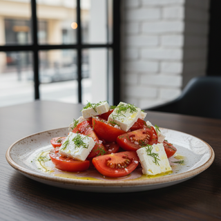 Salată de roşii cu brânză