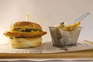 Пилешки бургер