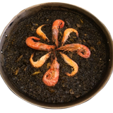Paella Arroz Negro con Gambones (Para 2 Personas)