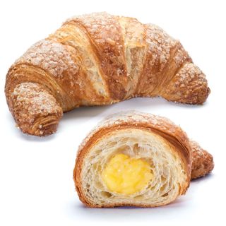 Cornetto Tre marie con crema pasticcera