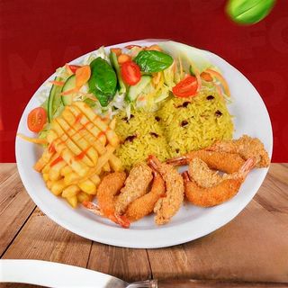 Plat tempura crevette