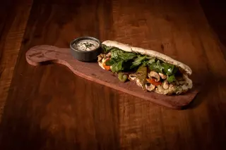 Sándwich vegetariano