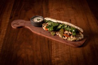 Sándwich vegetariano