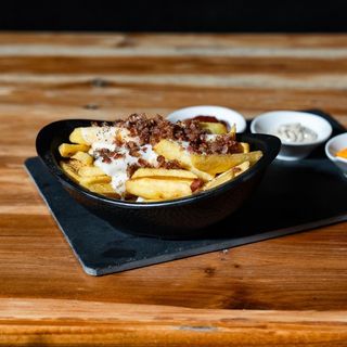 Patatine fritte alla gricia