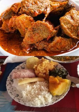 All food with beef stew and free delivery 