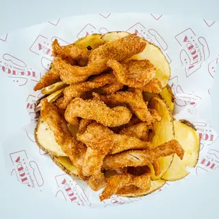 Chips con straccetti di pollo