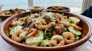 Salade De Tan Crevettes Sauce Marine