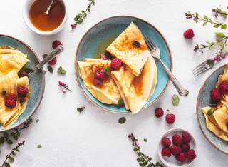 Crêpes marmellata albicocca