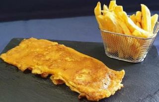 Omelete Mista com Batata Frita