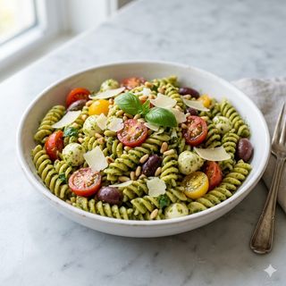 Ensalada De Pasta Con Pesto