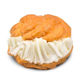 Choux caramellato a panna
