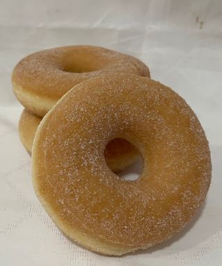 2 donuts azúcar 