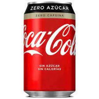 Coca-Cola Zero Azúcar Zero Cafeína lata 330ml.