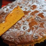 Bizcocho de zanahoria, frutos secos 