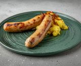 Bratwurst de porc - cârnați cu speck de porc și condimente