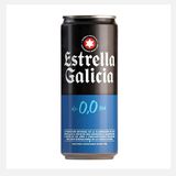 Cerveza Estrella Galicia 0,0 Lata (330 Ml.)