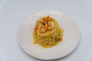 34) Riso con gamberi