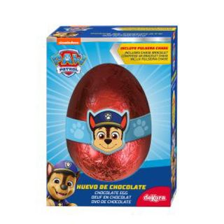 HUEVO CHOCOLATE CON PULSERA CHASE 55GR