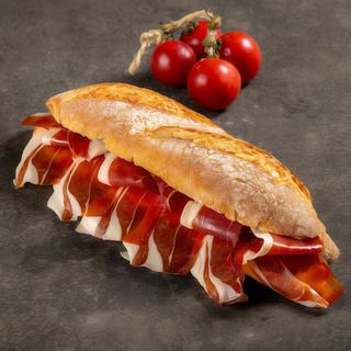 Bocadillo de jamón duroc 100%