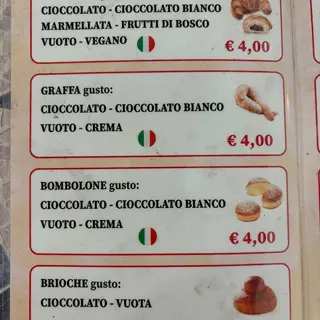 cioccolato, crema, cioccolato bianco, frutti di bosco, marmellata, vuoto 