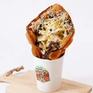 Bubble waffle sa punjenjem