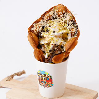 Bubble waffle sa punjenjem