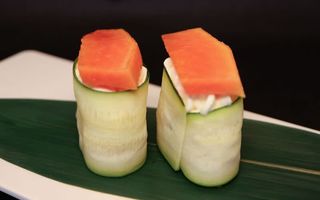 11. Gunkan zucchina e papaya