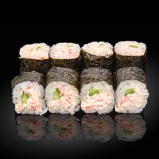 Хосомаки краб и краставица (8 бр - 105 гр)