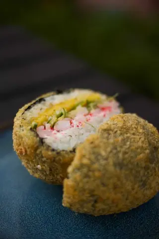 Sushi Burger z Krewetką
