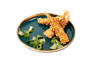 Tempura gamberi con mandorle - 3 pezzi