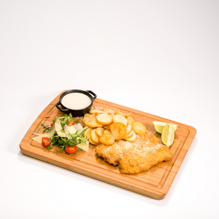 SNITEL PORC  CU SOS PARMEZAN