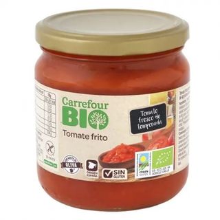 Tomate Frito sin Gluten Carrefour Bio Tarro 340 Gr.