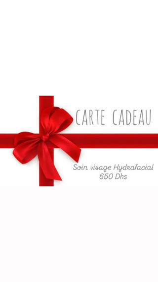 Carte Cadeau - Soin Visage Hydrafacial