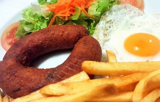 Alheira de Mirandela com Ovo