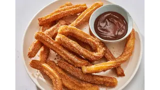Churros + Karamelovy dip 9 szt.