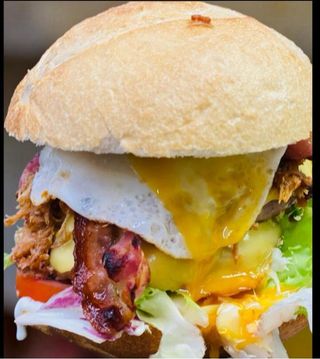 Burger De Ternera Y Pulled Pork
