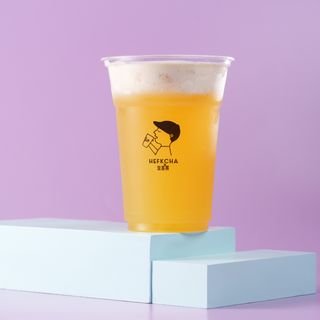 Ананас с сырной пенкой