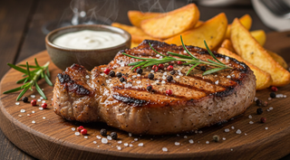 Ceafa de porc la gratar