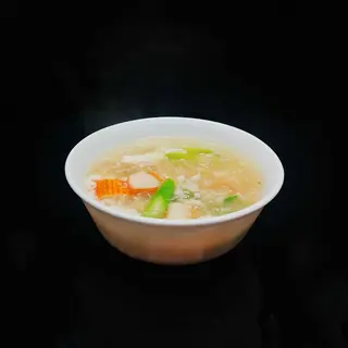 27c. Zuppa granchio e asparagi