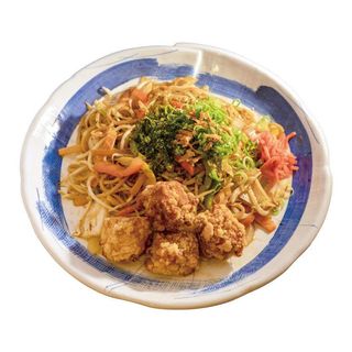 Kara-age yakisoba