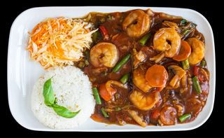 Krewetki słodko kwaśne