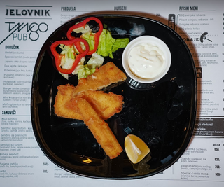 Pohovani kačkavalj 250g porcija