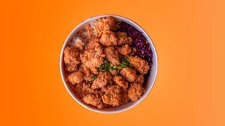 .POPCORN CHICKEN z sosem musztardowo - miodowym
