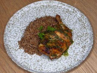 Пів-курча з пряним рисом (400g)